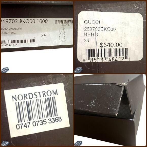 Gucci Women’s Betty Designer Black Leather Round Toe Platform Pumps/Heels - Picture 16 of 16